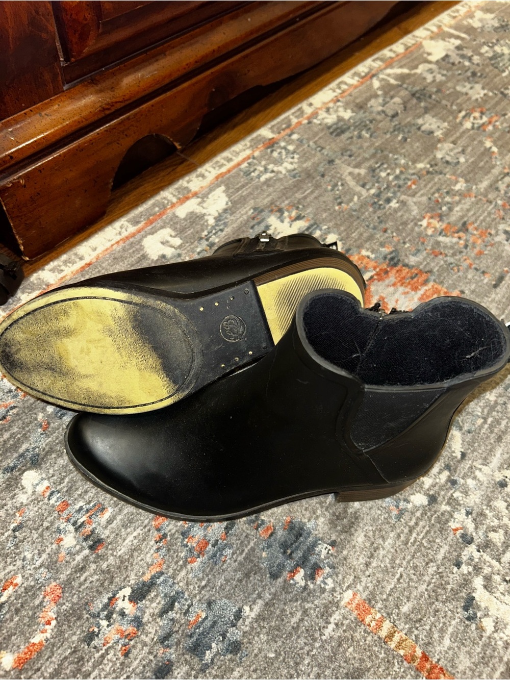Lucky Brand Black Chelsea Ankle Boots